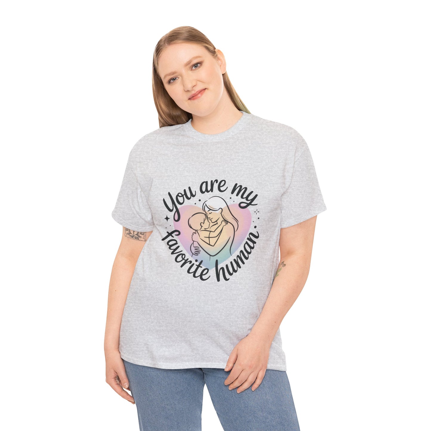 You Are My Favorite Human T-Shirt, Cute Mother and Child Shirt, Gift for Mom or Baby Shower, Mother's Day Gift