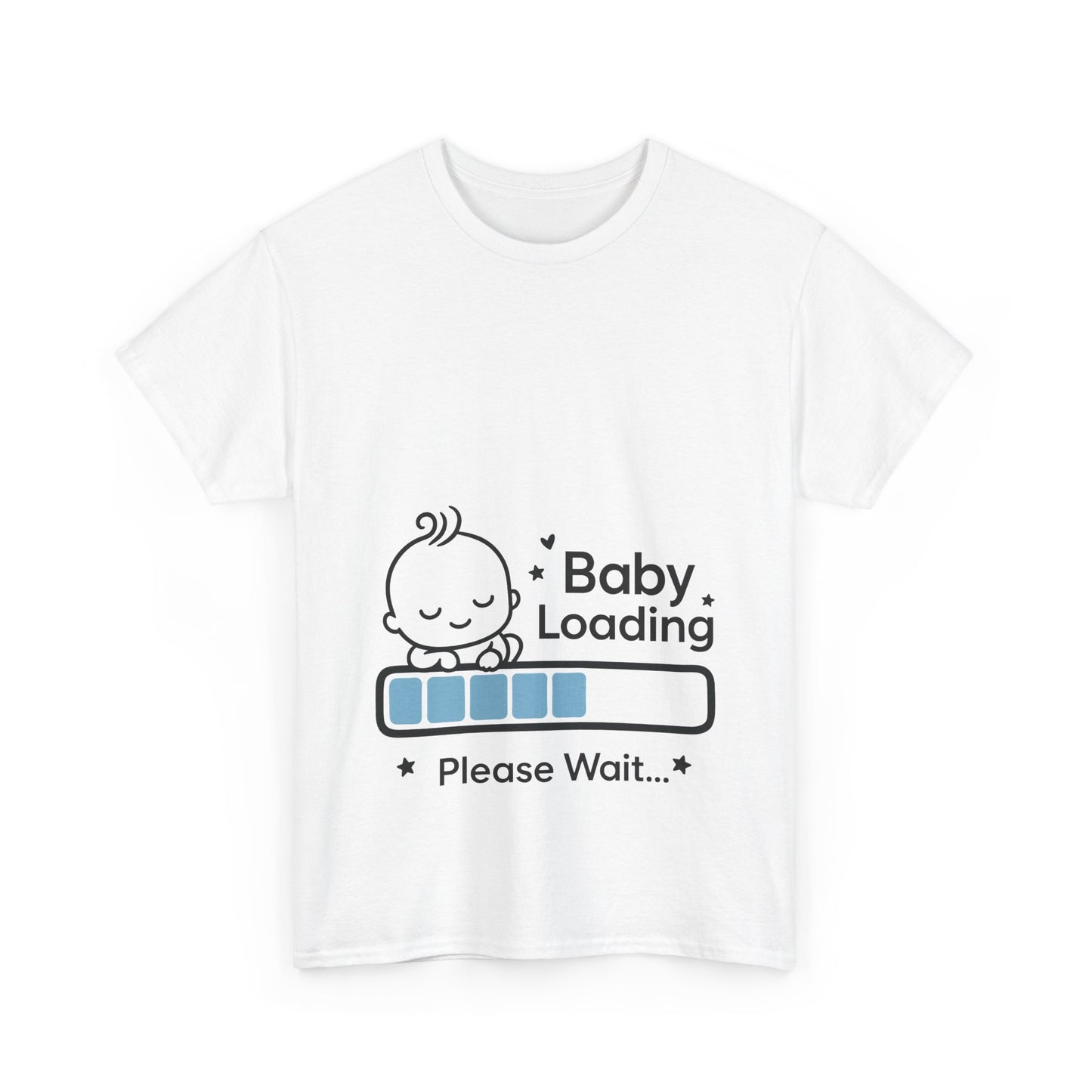Baby Loading Maternity T-Shirt, Funny Pregnancy Announcement Tee, Mom To Be Gift, Expecting Baby Tee, Pregnancy Reveal Top, Baby Shower Gift
