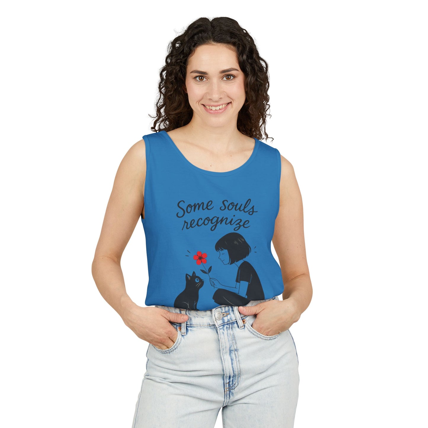 Cat Lover's Womens Tank Top, Perfect for Pet Lovers, Gift for Birthdays, Relaxation Wear, Cute Cat Lovers Womens Tee,