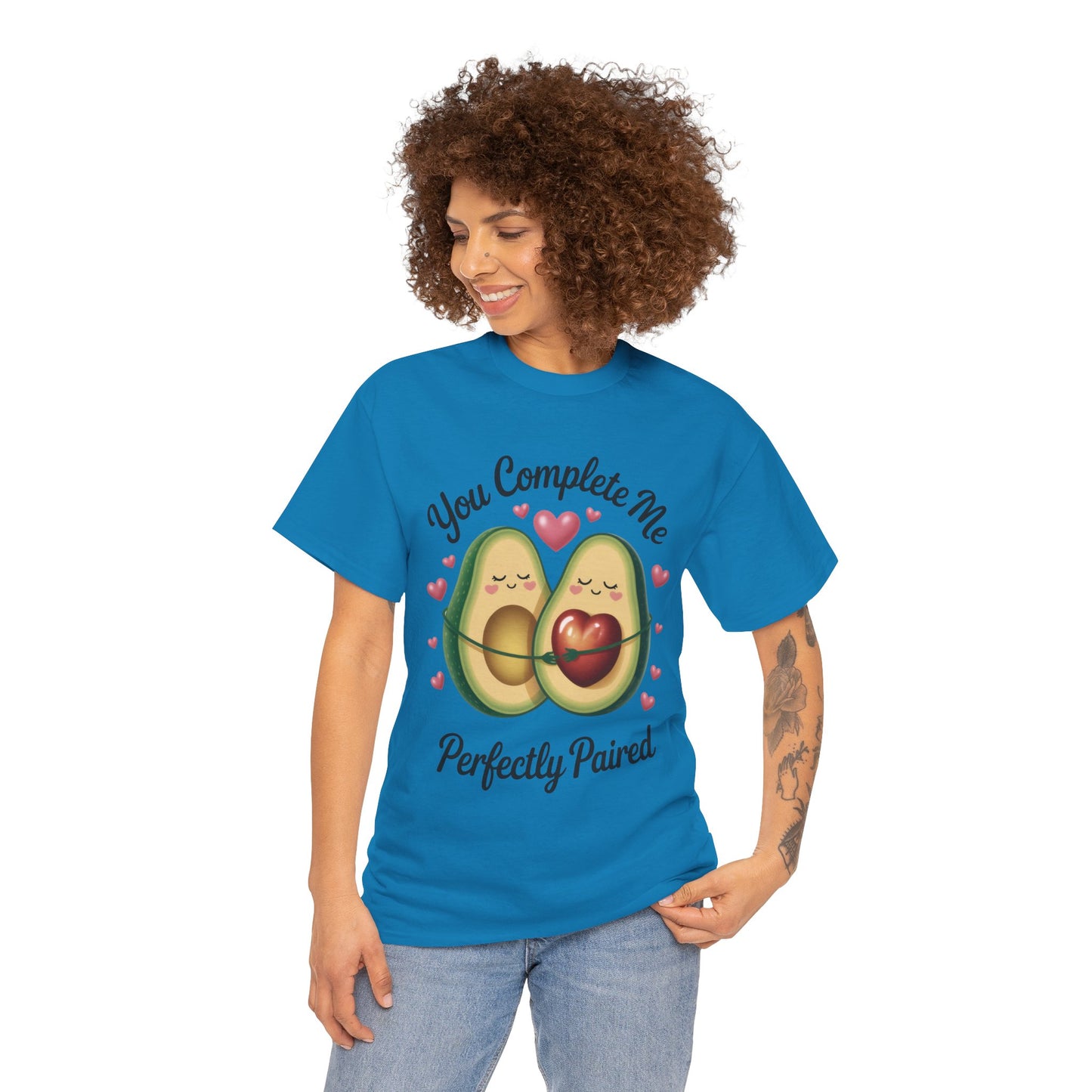 Cute Avocado Love Womens Tee, Perfect for Couples, Valentine's Day Gift, Relationship Shirt, Avocado Lover Apparel