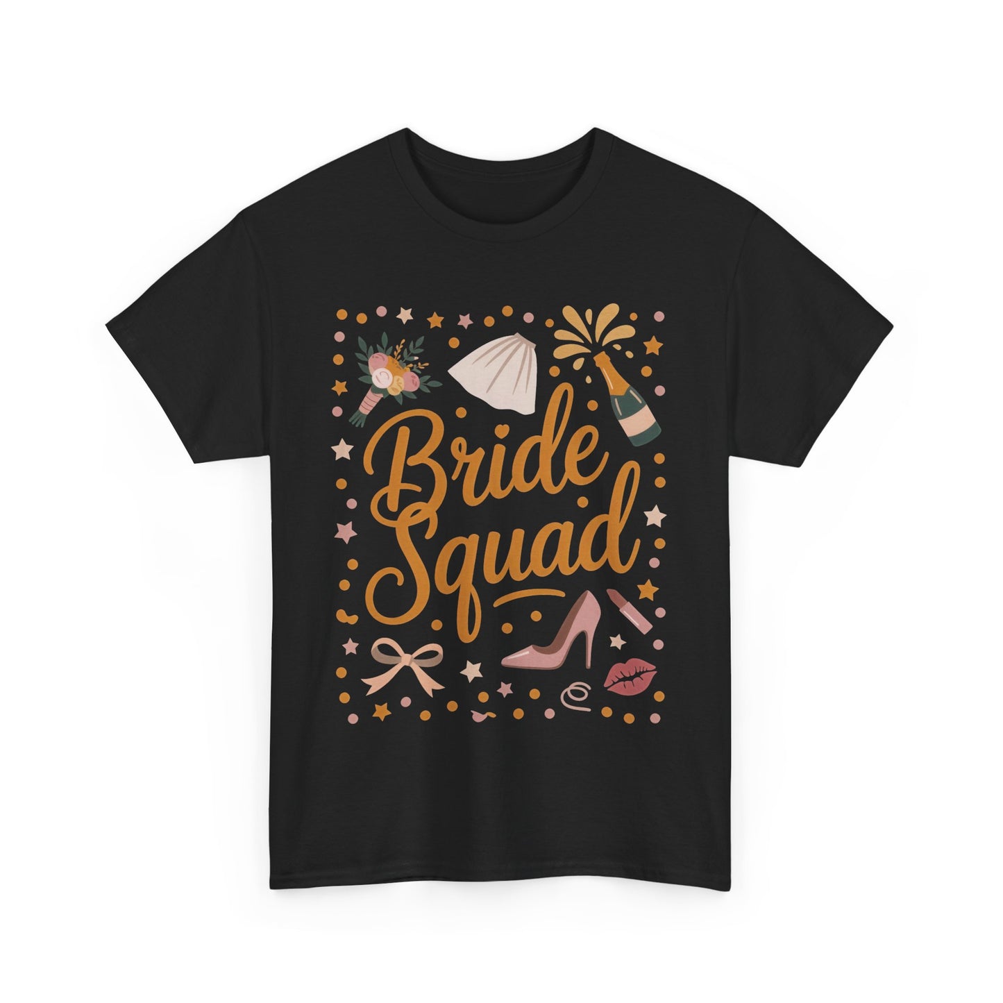 Bride Squad Shirt, Bachelorette Party T-Shirt, Bridesmaid Wedding Tee, Hen Party Matching Shirts, Bridal Shower, Gift for Bridesmaids