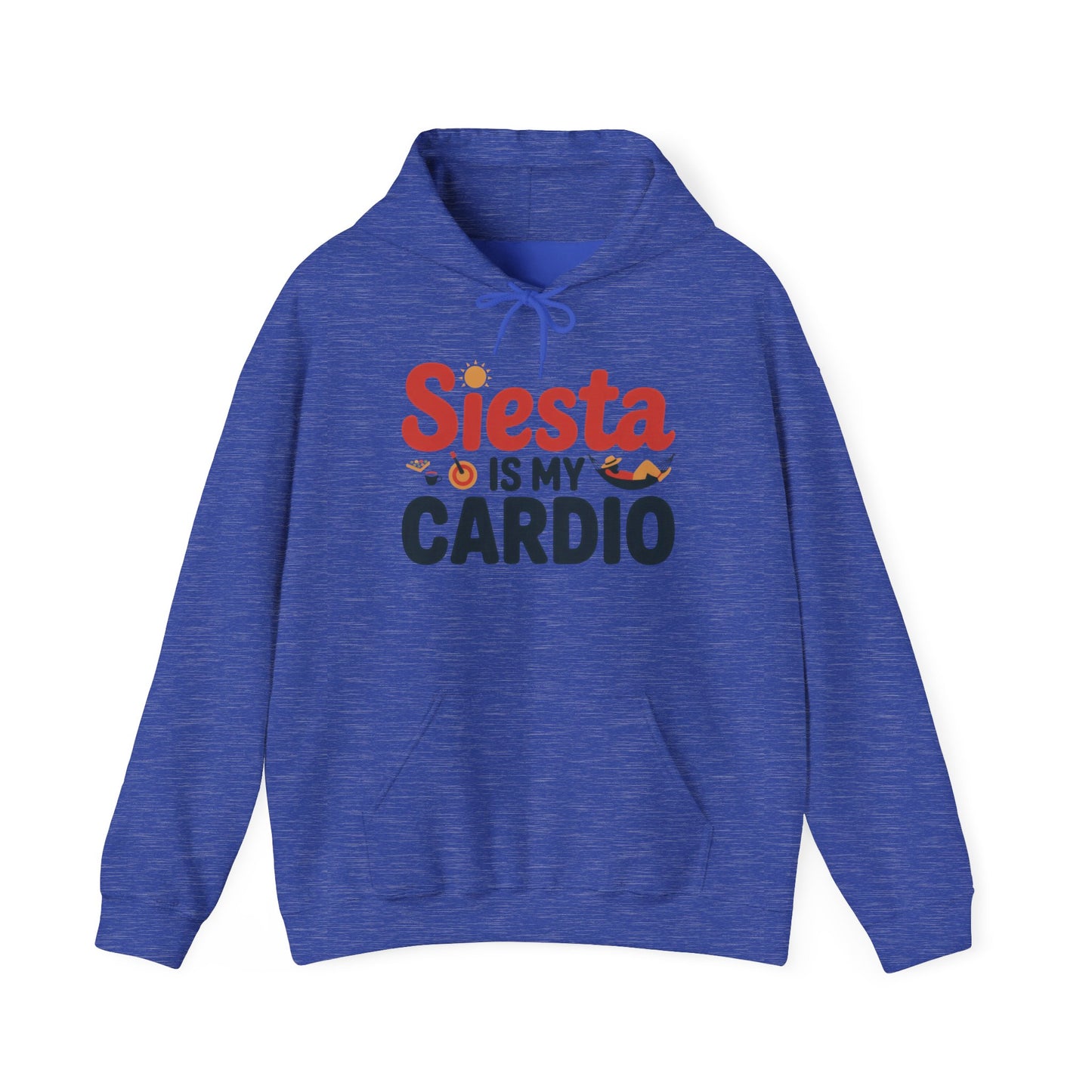 Mens Heavy Blend™ Hooded Sweatshirt, Siesta Is My Cardio Funny Mens Hoodie Spain Humor Gift