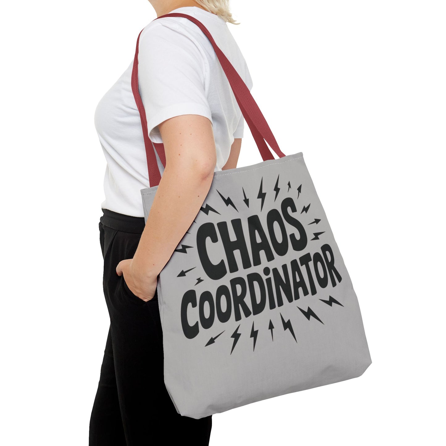 Chaos Coordinator Tote Bag, Fun Carryall for Busy Moms, Students, or Event Planners, Perfect Gift, Beach Weekender Bag, Large Tote Bag