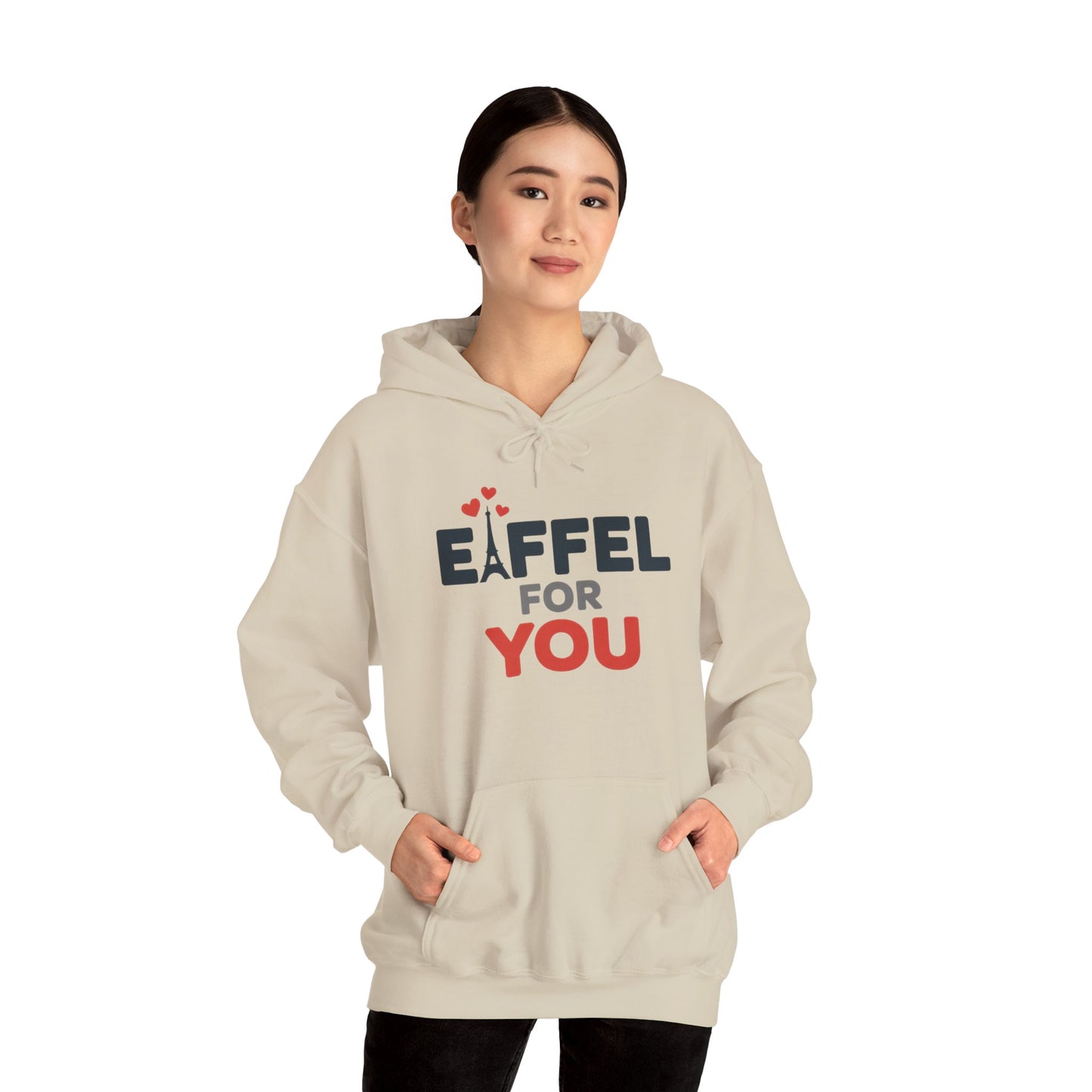 Womens Heavy Blend™ Hooded Sweatshirt, Eiffel For You Romantic Paris Womens Hoodie