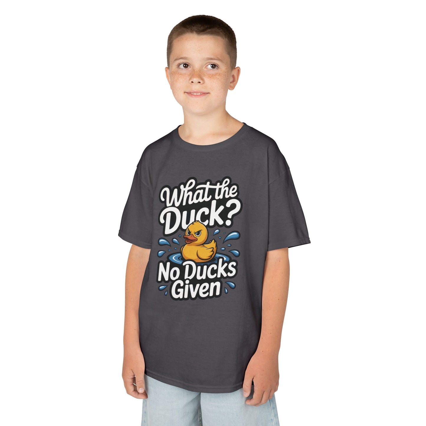 Funny Teen Duck Shirt, Kids Humor Tee, What The Duck Meme Tee, No Ducks Given Youth Tee, Sarcastic Rubber Duck Shirt, Cool Gift For Teens