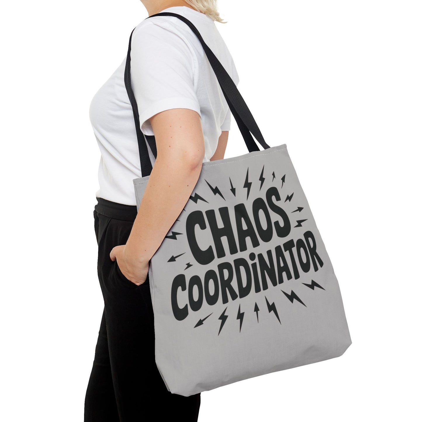 Chaos Coordinator Tote Bag, Fun Carryall for Busy Moms, Students, or Event Planners, Perfect Gift, Beach Weekender Bag, Large Tote Bag