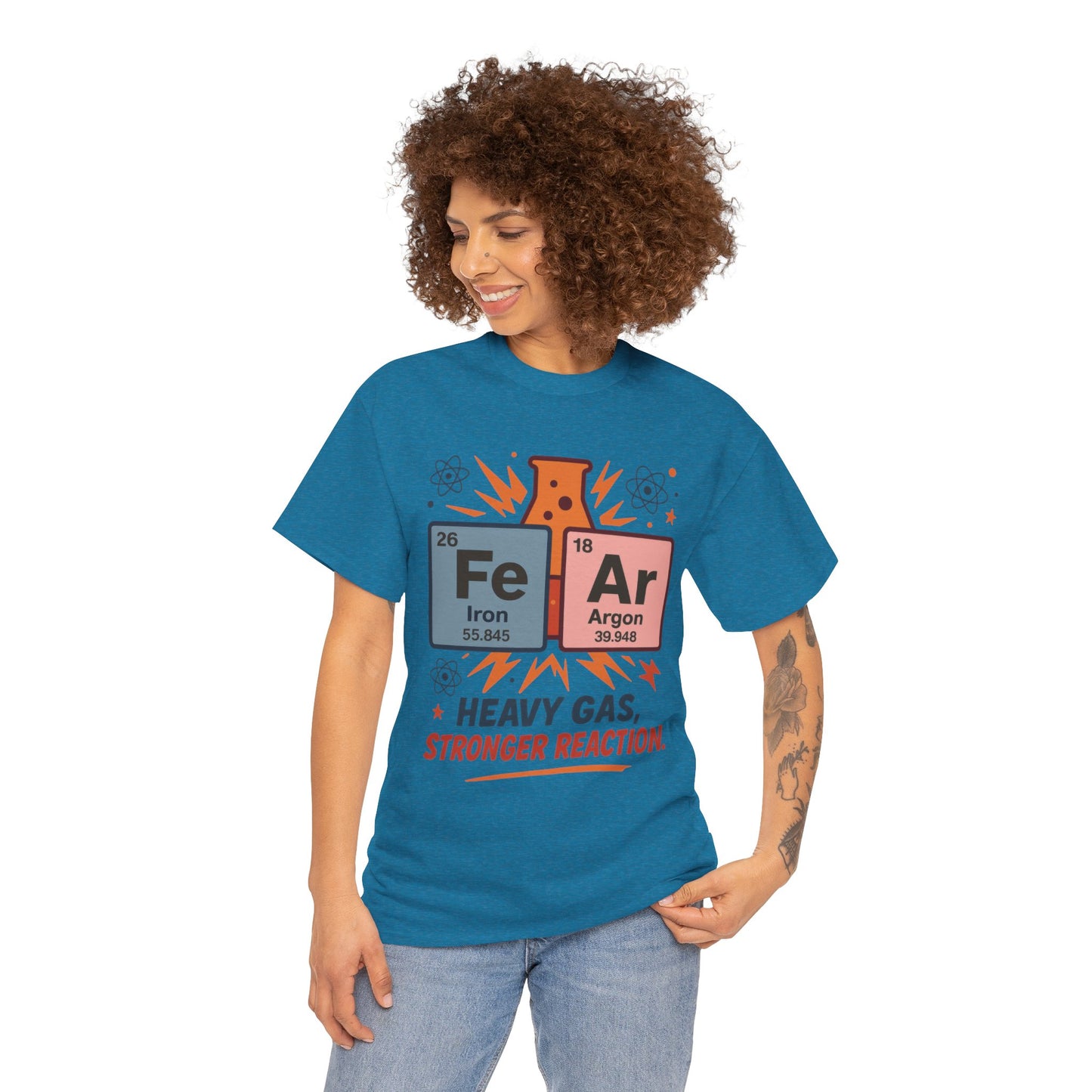 Funny Womens Science T-Shirt, FeAr Element Shirt, Chemistry Tee, Gift for Chemistry Lovers, Elements Table Humorous