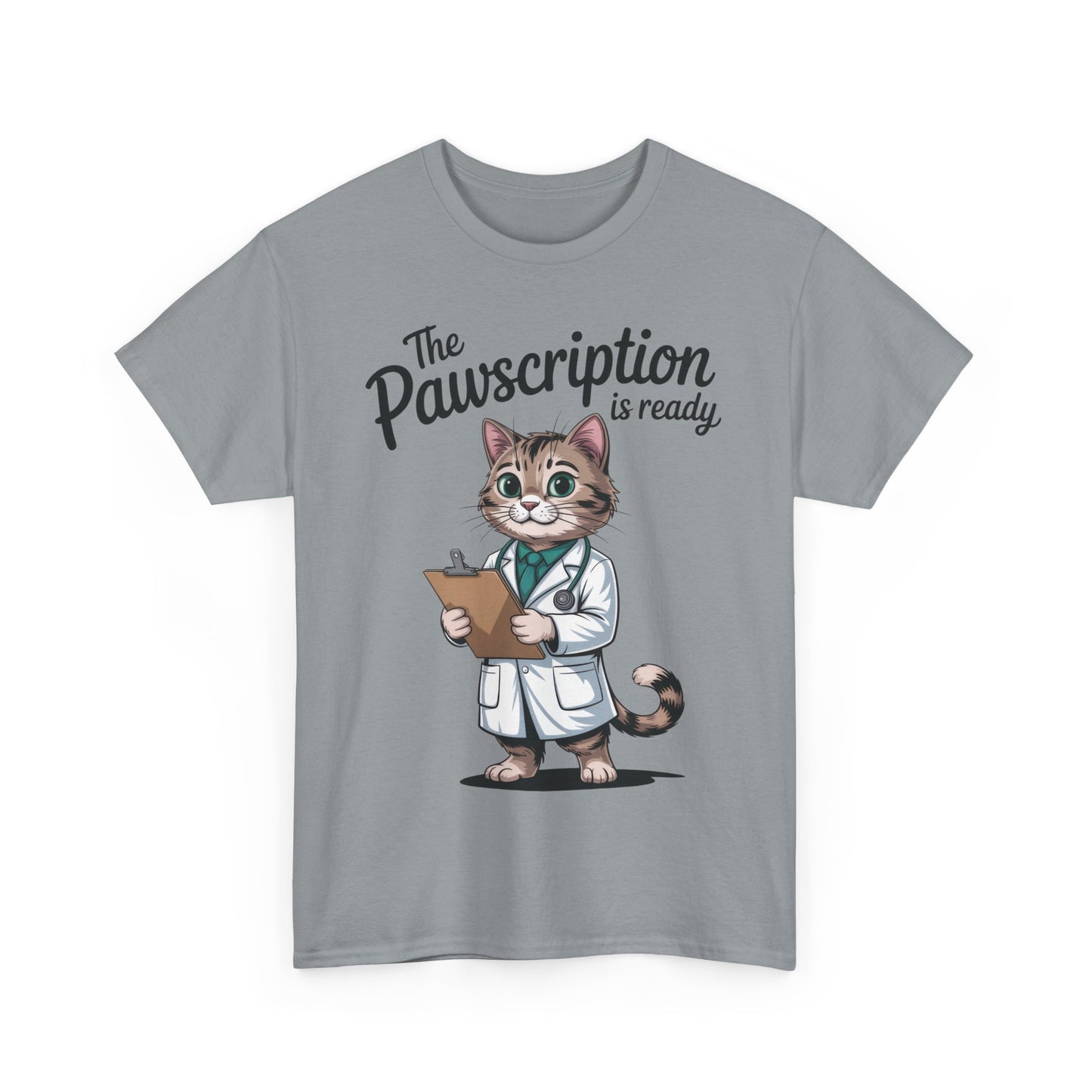 Funny Doctor Cat Tee, Unisex Tee, Veterinary Gift, Medical Student and Medical Workers Gift, Animal Doctor Graphic Tee, Cat Lover Apparel