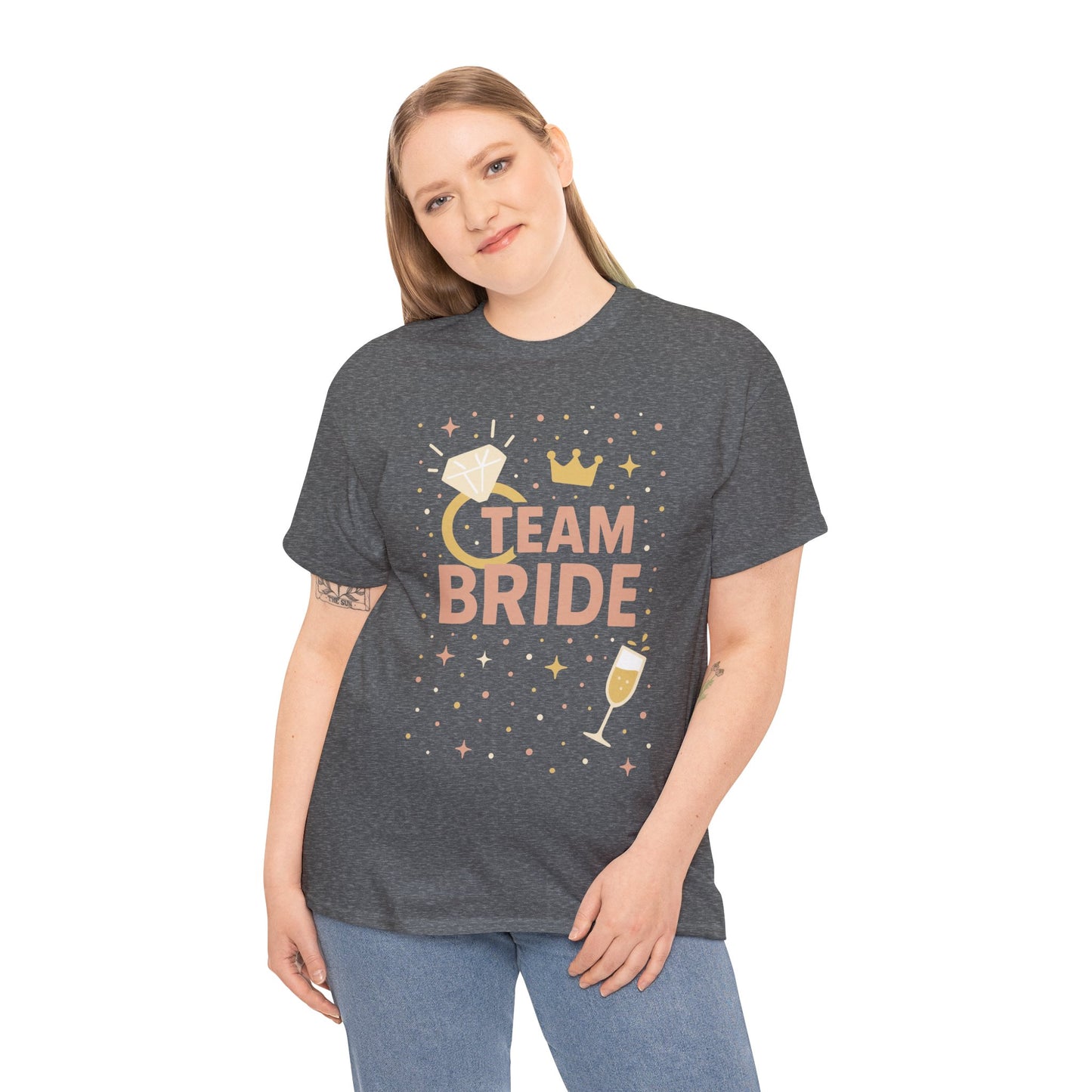 Team Bride T-Shirt, Bachelorette Party Tee, Bridesmaid Wedding Tee, Hen Party Matching Shirts, Bridal Shower, Bridesmaids Gift