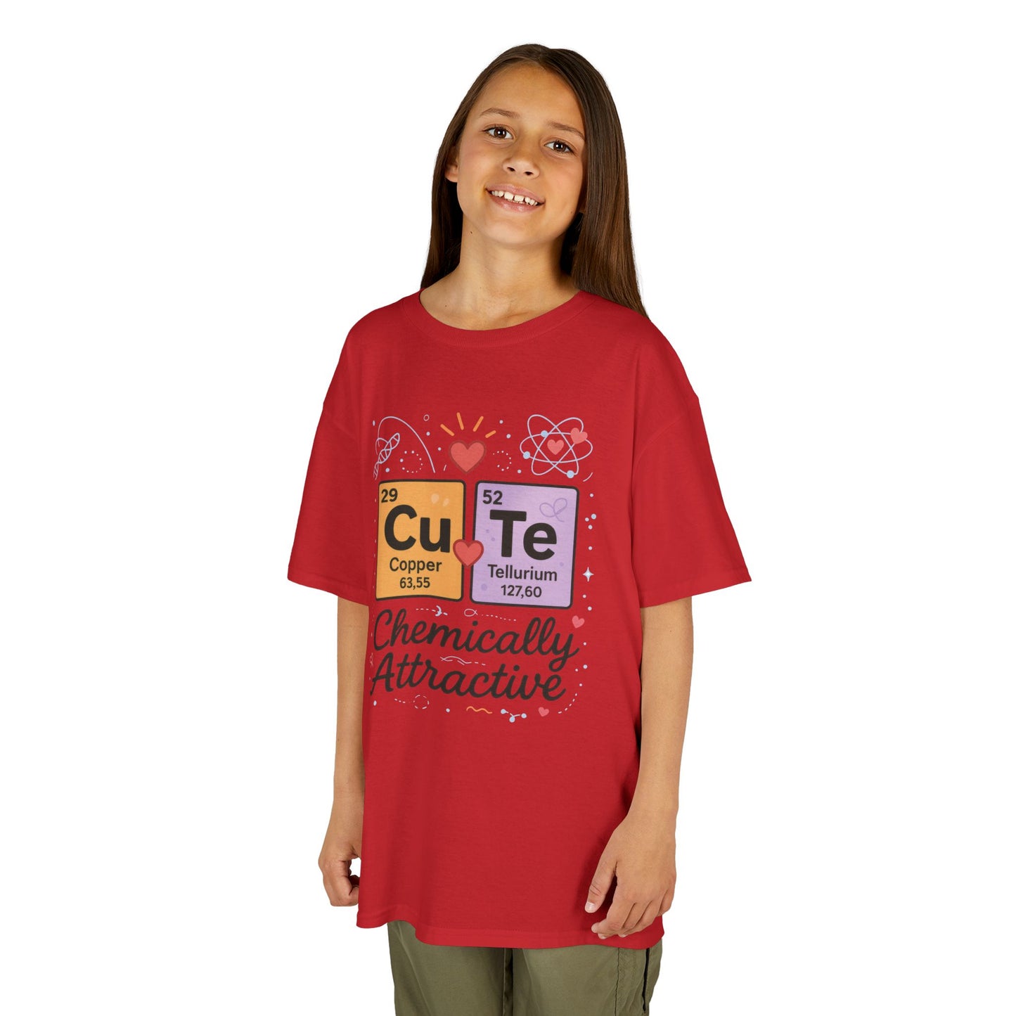 Cute Science Kids TeeT-Shirt, Periodic Table Tee, Funny Nerdy Gift for Young Girl, Cute Chemistry Young Girl T-Shirt, Classroom Wear