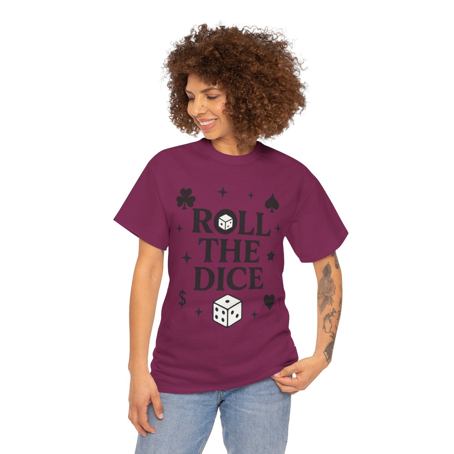 Fun Dice & Card Games Unisex Tee, Perfect for Game Nights, Gifts for Gamers, Poker Events, Gambling Shirt, Casino Wear, Poker T-Shirt