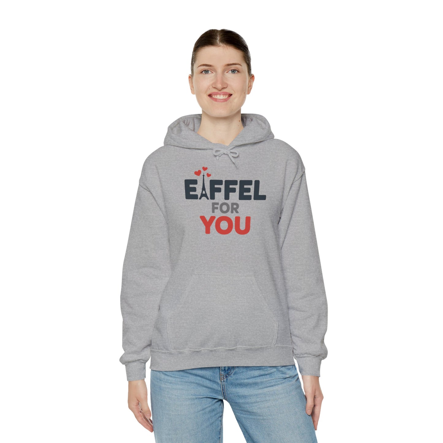 Womens Heavy Blend™ Hooded Sweatshirt, Eiffel For You Romantic Paris Womens Hoodie