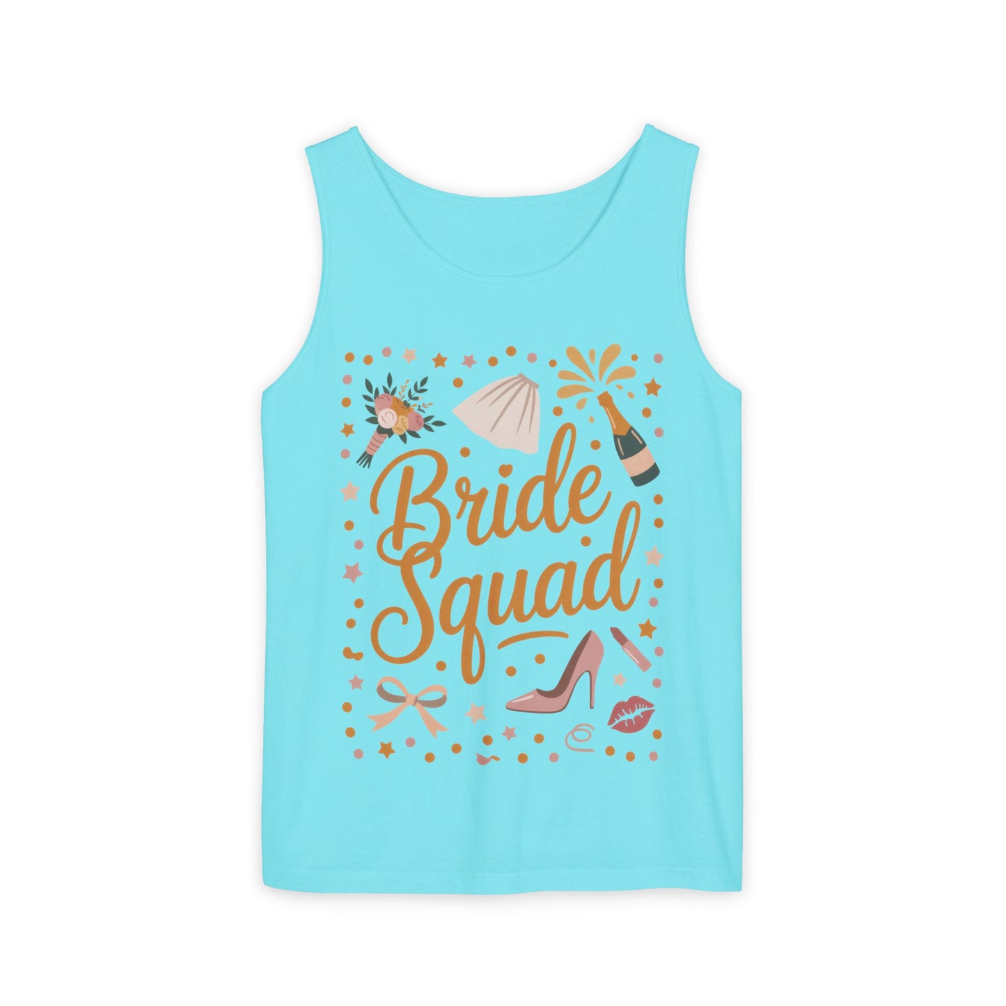 Bride Squad Tank Top, Bachelorette Party T-Shirt, Bridesmaid Wedding Tee, Hen Party Matching Shirts, Bridal Shower, Gift for Bridesmaids