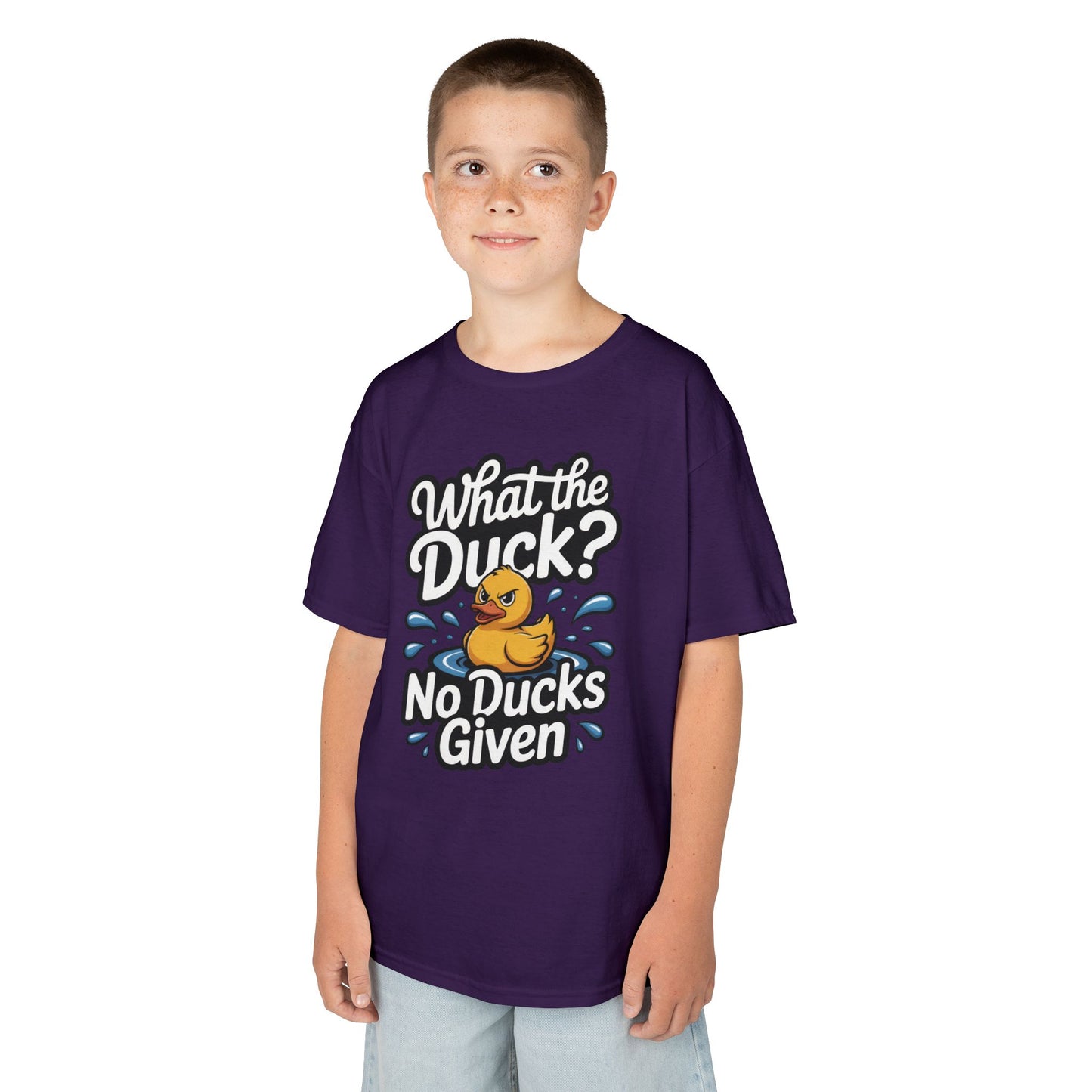 Funny Teen Duck Shirt, Kids Humor Tee, What The Duck Meme Tee, No Ducks Given Youth Tee, Sarcastic Rubber Duck Shirt, Cool Gift For Teens