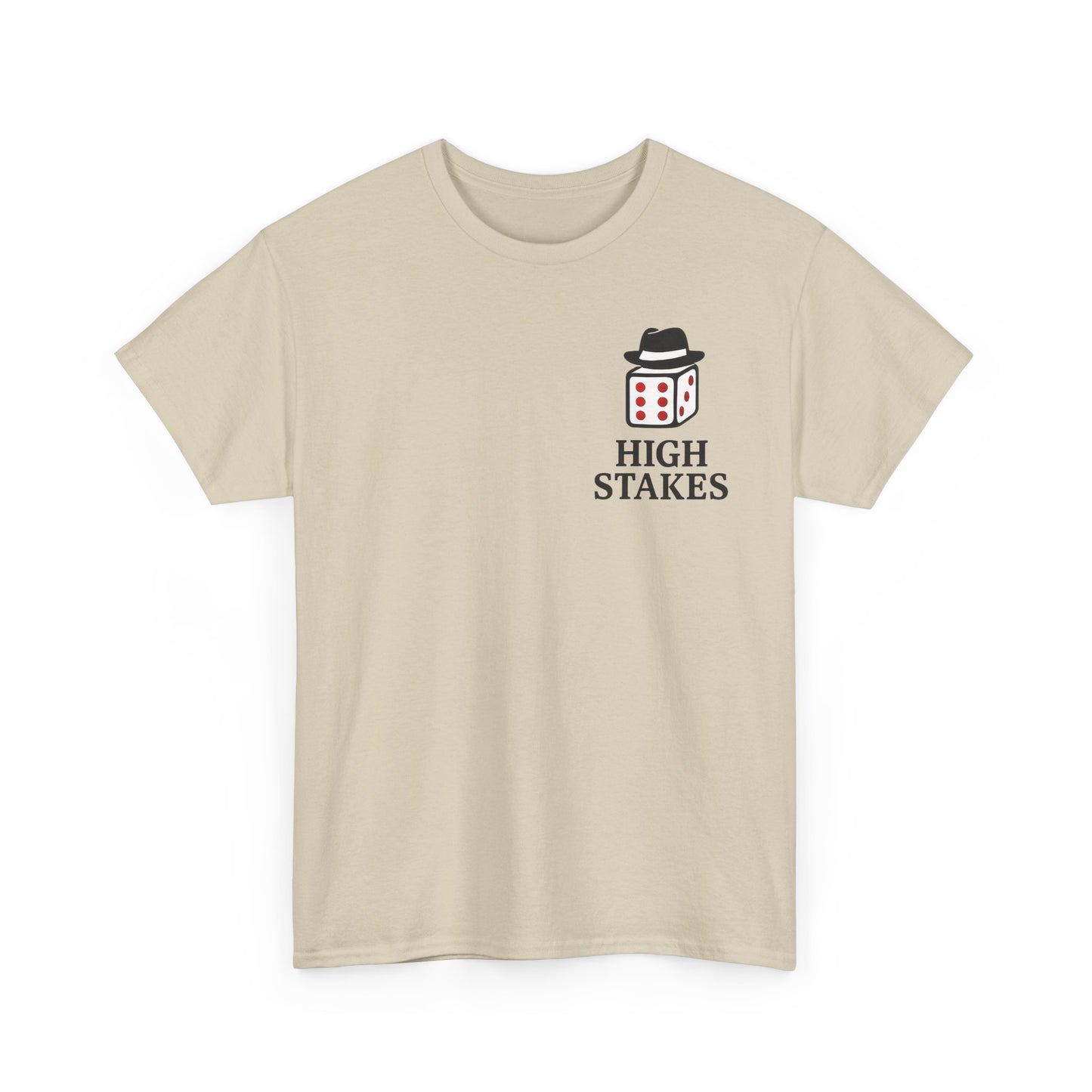 Mens Front Back print tee, Gambling Shirt, Casino Style Tee, Poker Lover Gift, Gaming Apparel, Slot Machine Graphic, Gambling Gift