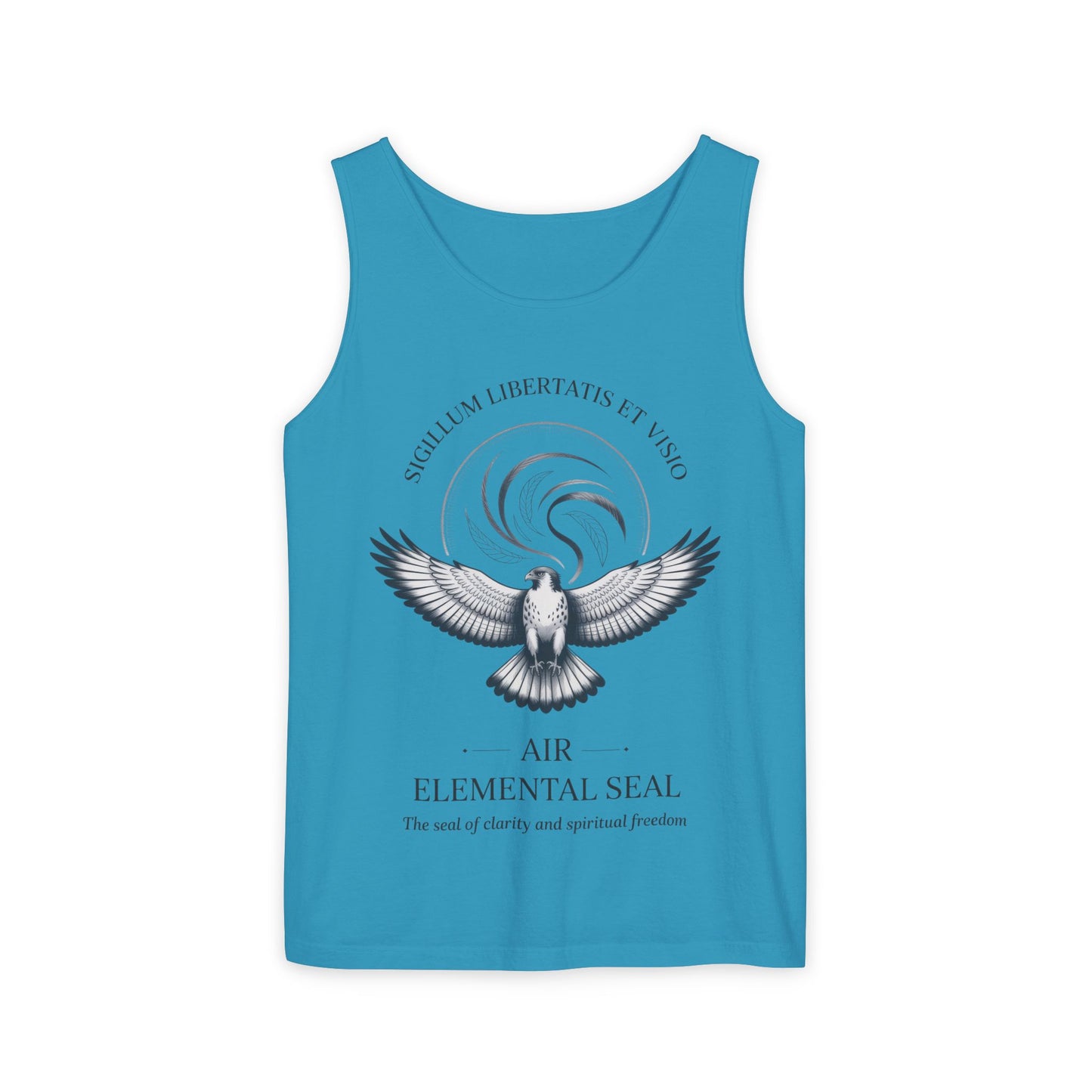 Air Elemental Seal Tank Top, Clarity & Spiritual Freedom Symbol Tee, Unisex Elemental Shirt, Vision Totem Gift, Spiritual Gift