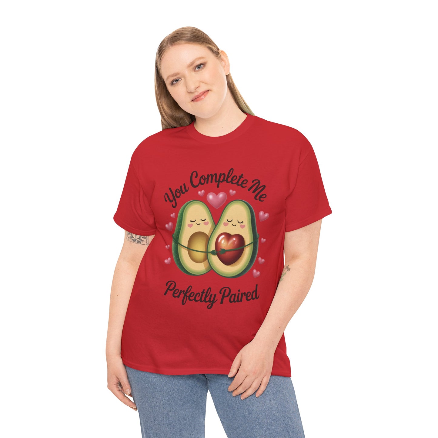 Cute Avocado Love Womens Tee, Perfect for Couples, Valentine's Day Gift, Relationship Shirt, Avocado Lover Apparel