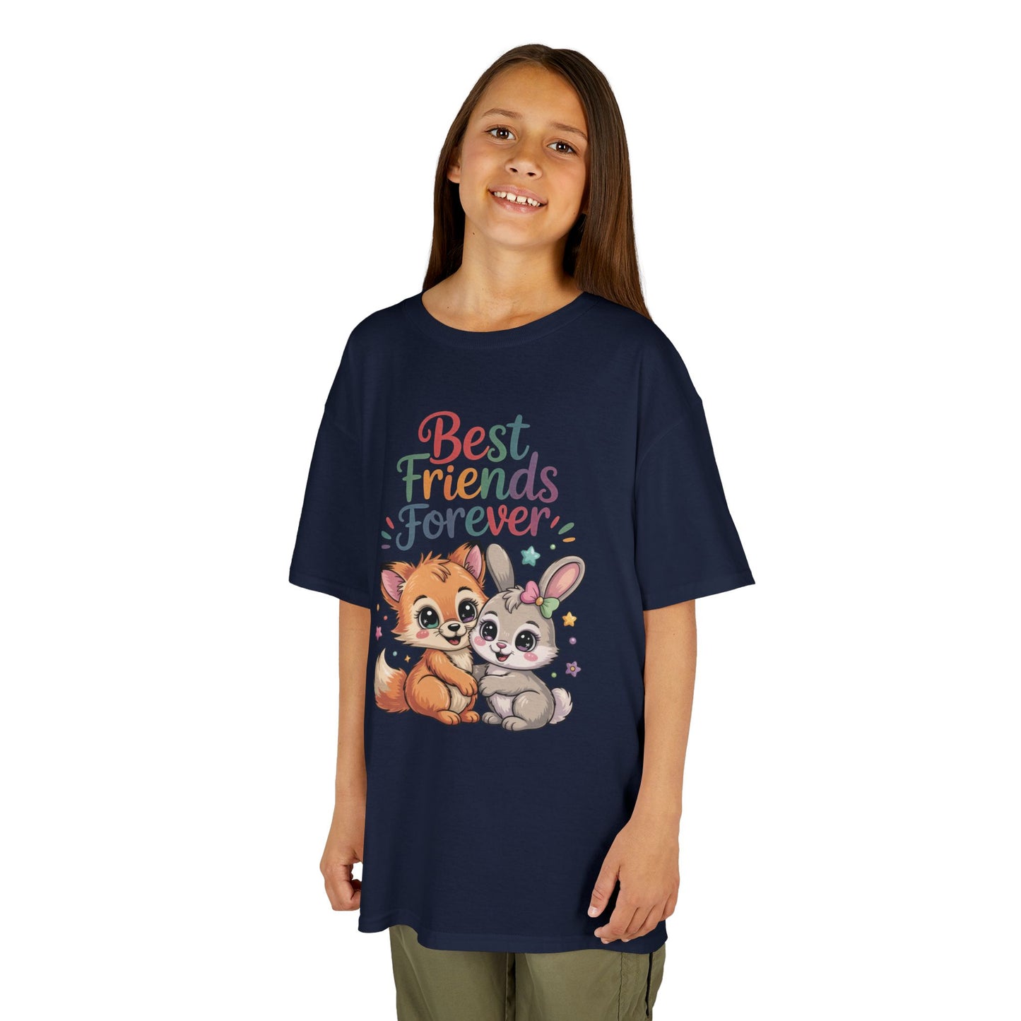 Kids Animal Friends Tee - Best Friends Forever Shirt, Gift for Kids, Toddler T-Shirt, Cute Animal Design, Birthday Gift, Summer Wear