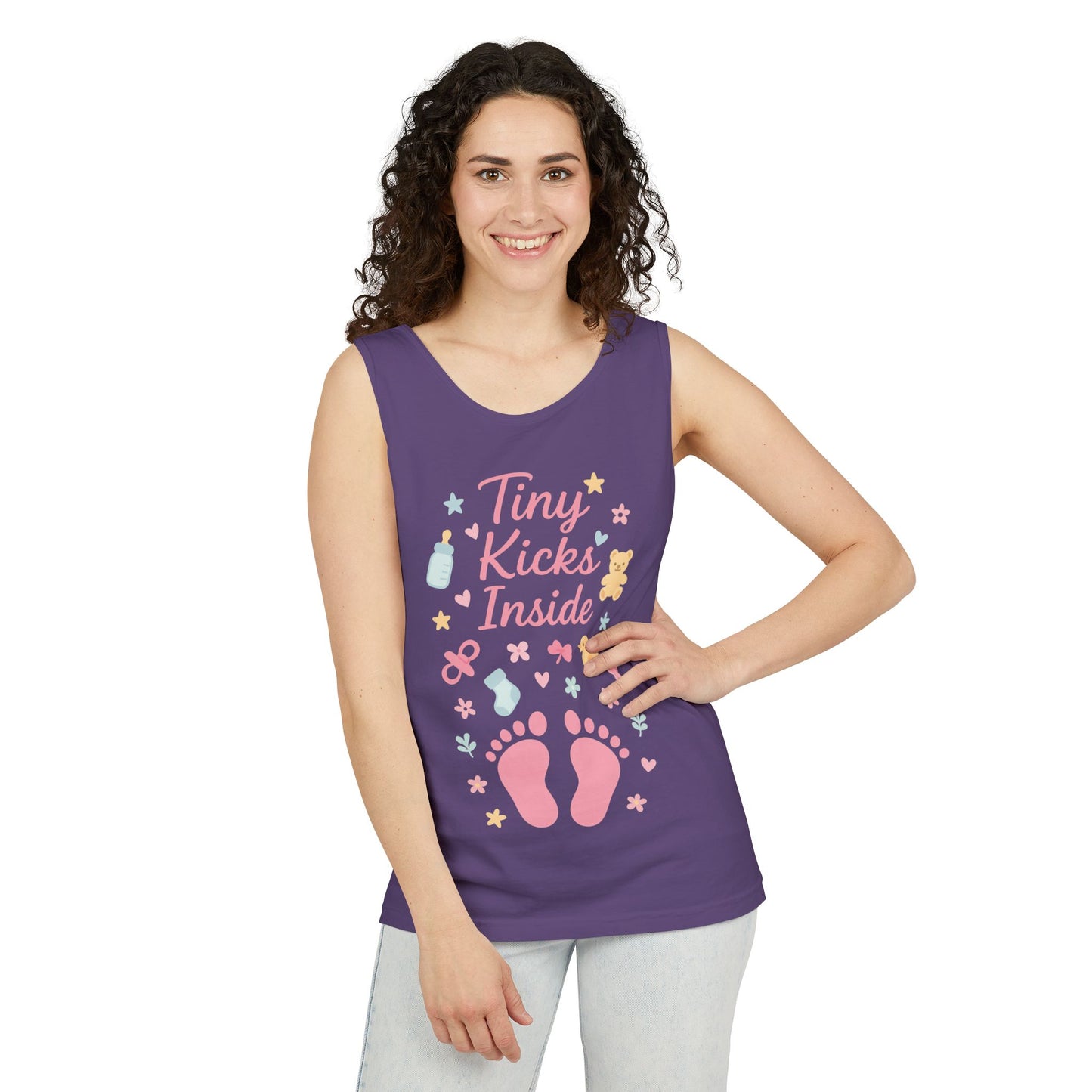 Maternity Tank Top Pregnancy Announcement Shirt, Cute Mom To Be Gift, Expecting Baby Gift, Pregnancy Reveal Top, Baby Shower Shirt