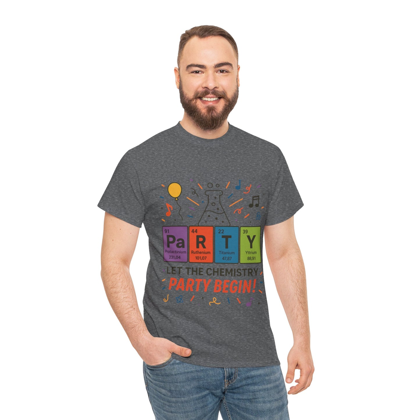 Funny Chemistry Party T-Shirt, Periodic Table PaRTY Tee, Unisex Science Humor Shirt, Gift for Chemistry Teacher,Science Tee, Nerdy Pun Shirt