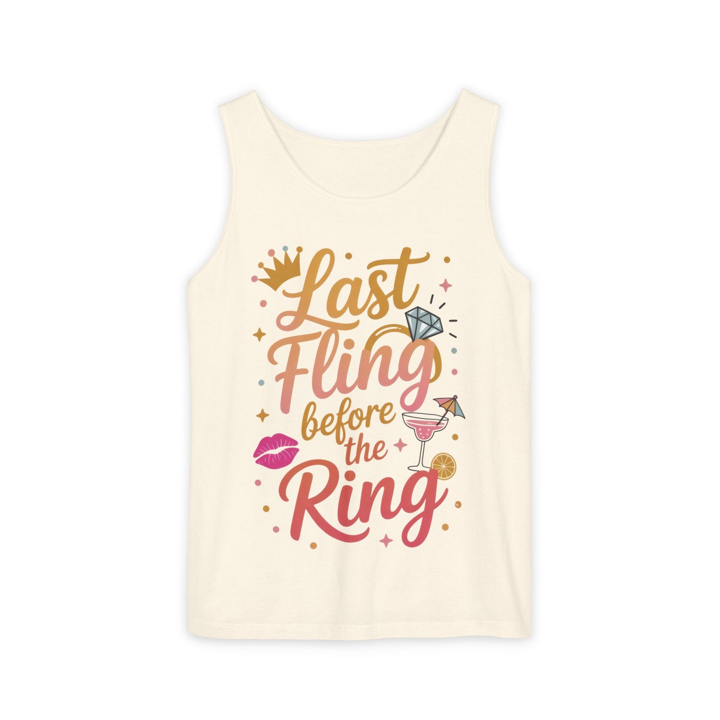 Last Fling Before the Ring T-Shirt, Bachelorette Party Tee, Bridesmaid Wedding Tee, Hen Party Shirts, Bridal Shower, Bridesmaids Gift