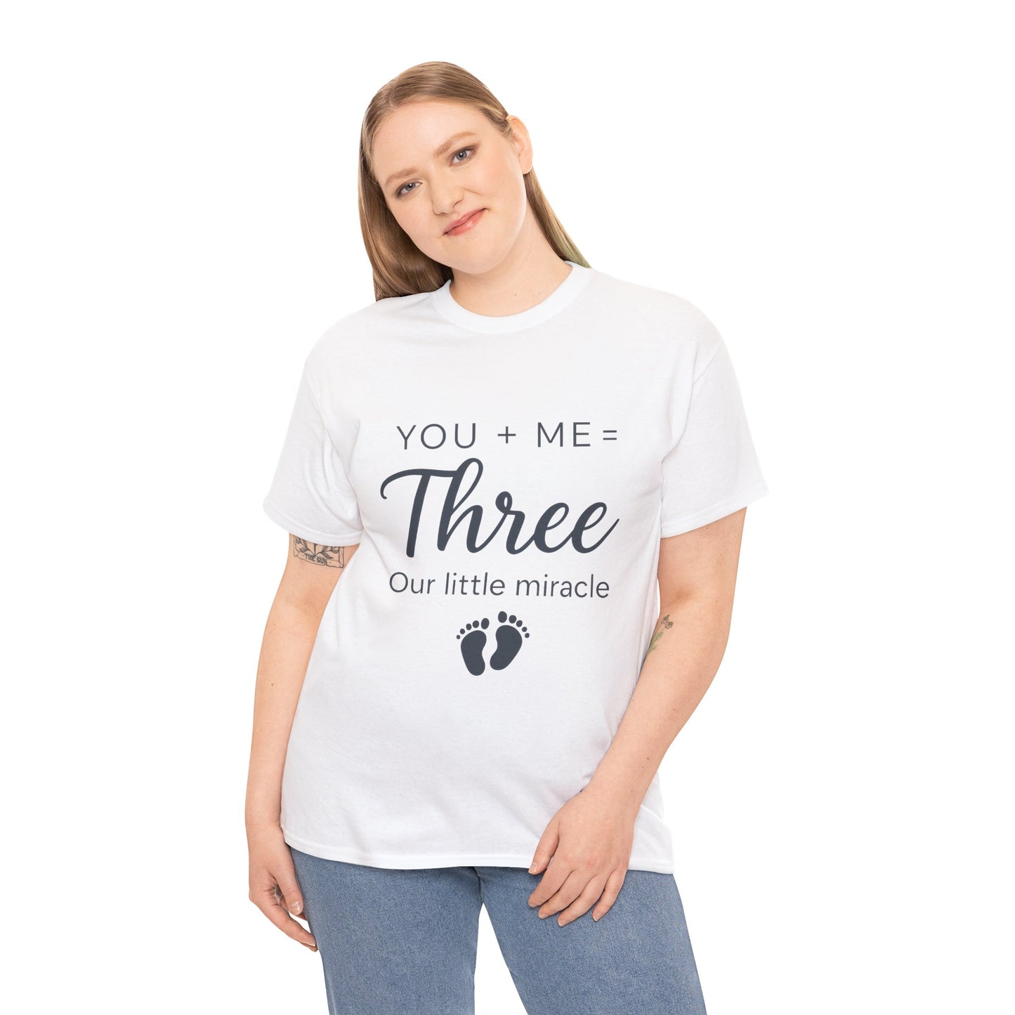 Maternity T-Shirt, Cute Pregnancy Announcement Shirt, Our Little Miracle Expecting Mom Gift, Baby Reveal Tee, Baby Showers Gift