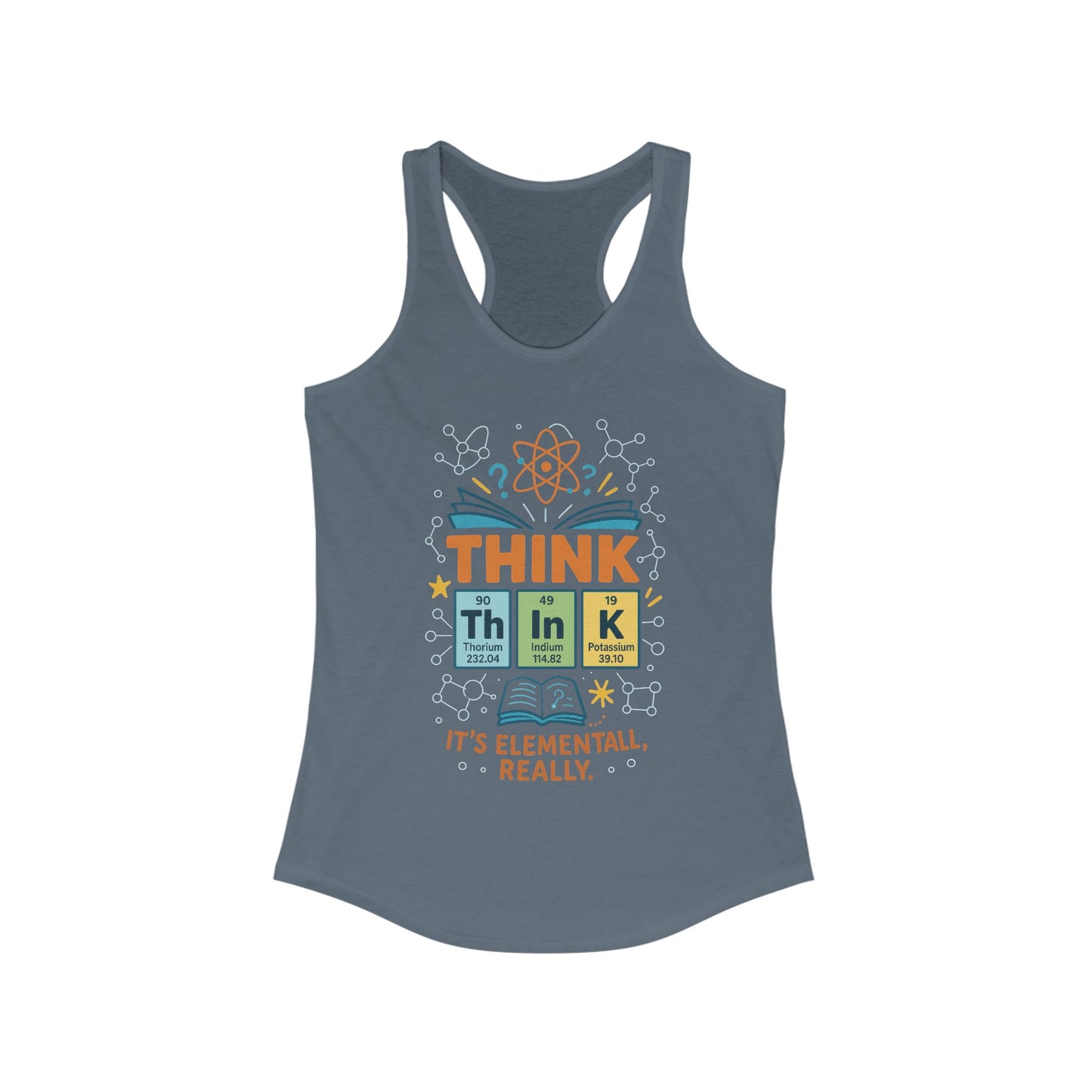 Nerd Tank Top for Women, Funny Chemistry Shirt, Cute Science Graphic Tank, STEM Gift for Her, Gift for Students, Motivational Fitness Shirt