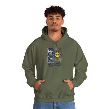 Nerd Science Hoodie for Men, Funny Science Sweatshirt, Periodic Table Hoodie, Geeky Gift, Perfect for Holidays & Science Lovers