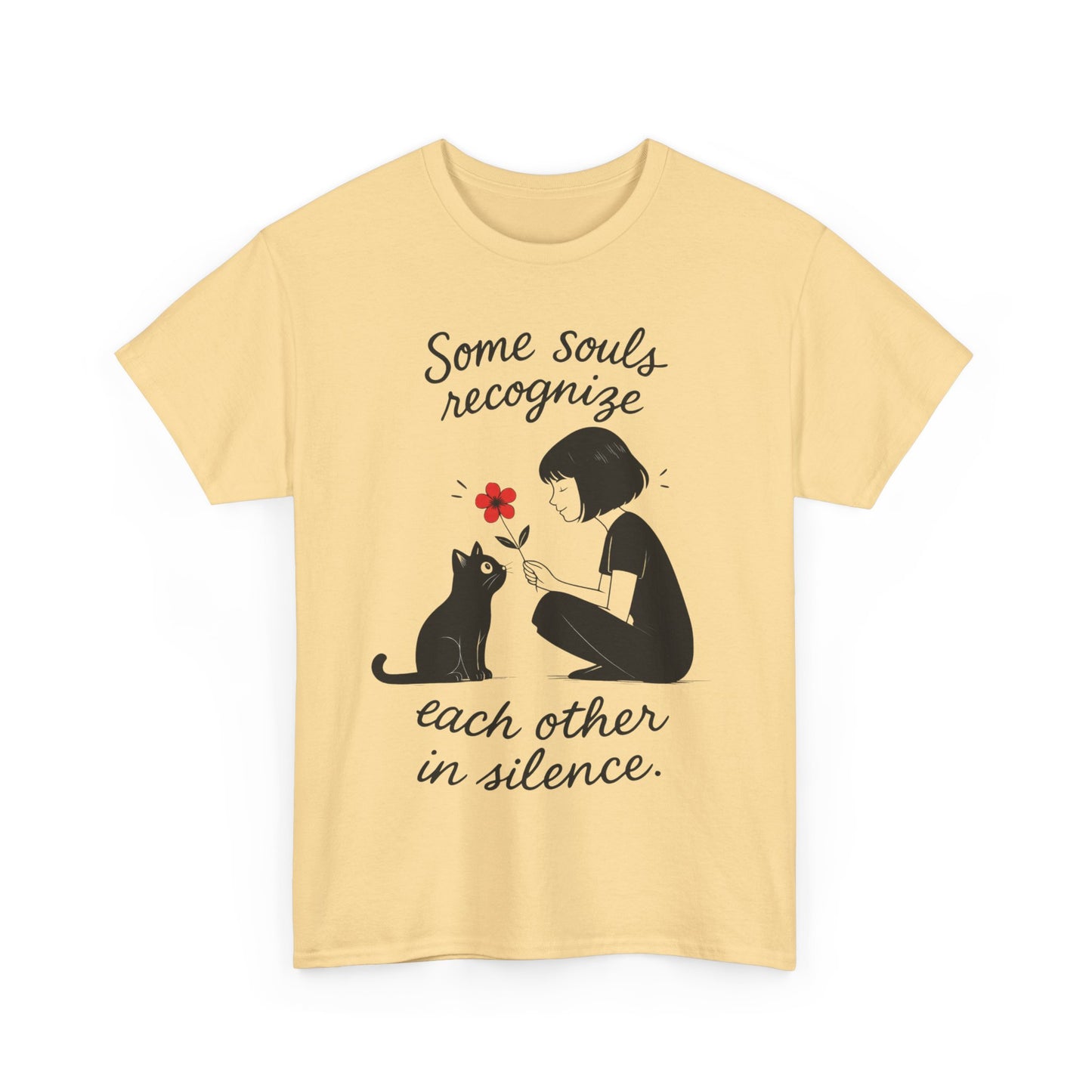 Cat Lover's Heavy Cotton Tee, Cute Cat Shirt, Pet Owner Gift, Animal Lover Apparel, Birthday Gift for Her, Women's Cotton T-Shirt, Cat Lover
