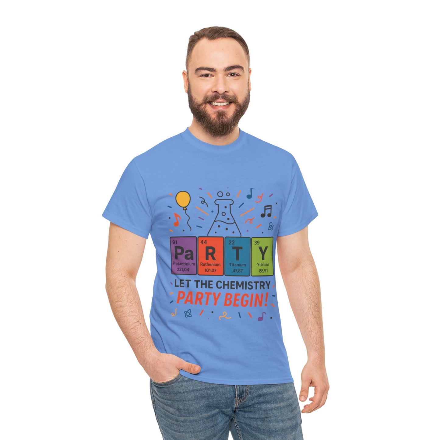 Funny Chemistry Party T-Shirt, Periodic Table PaRTY Tee, Unisex Science Humor Shirt, Gift for Chemistry Teacher,Science Tee, Nerdy Pun Shirt