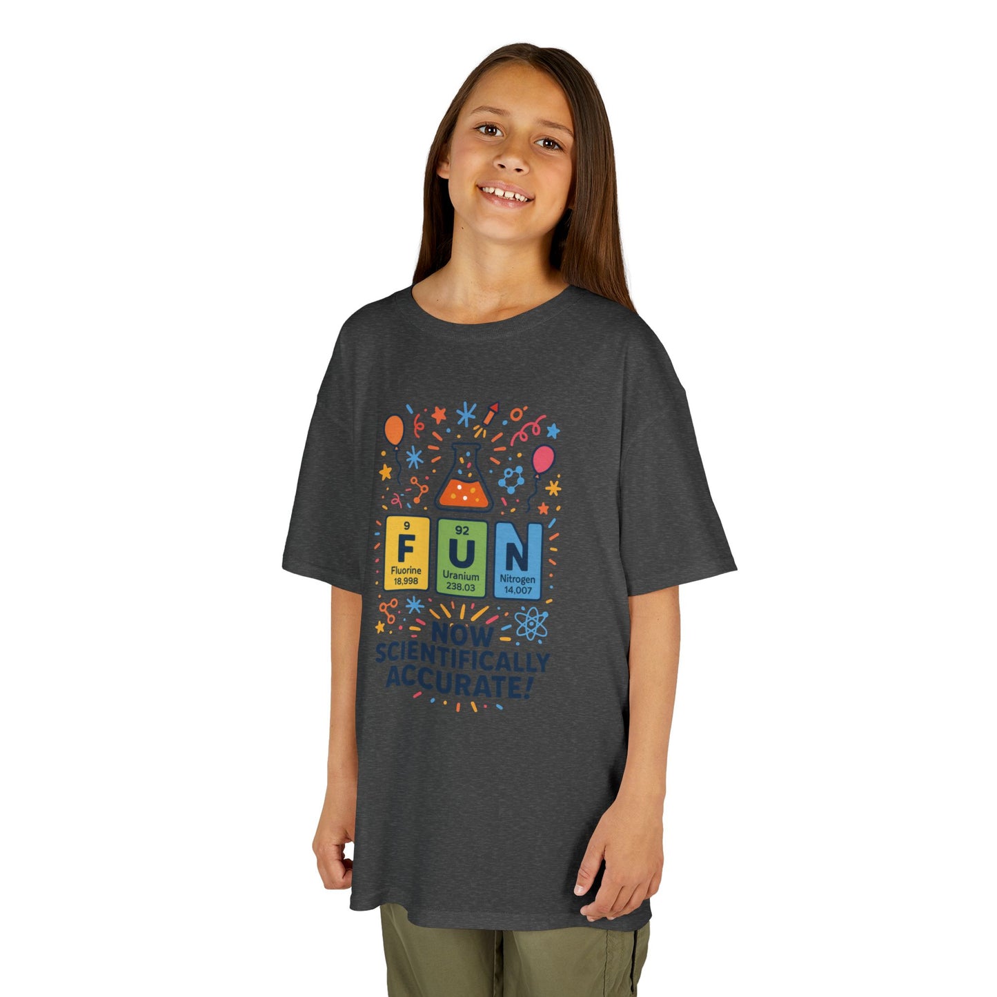 Fun Science Unisex Heavy Cotton Tee, Perfect for STEM Lovers, Gift for Science Teachers, Educational Shirt, Periodic Table Tee,Nerdy Shirt