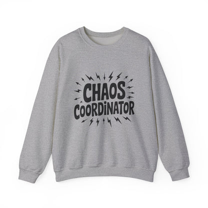 Chaos Coordinator Crewneck Men's Sweatshirt, Funny Gift for Men, Casual Wear, Unique Sweatshirt, Perfect for Everyday Style, Cozy Apparel