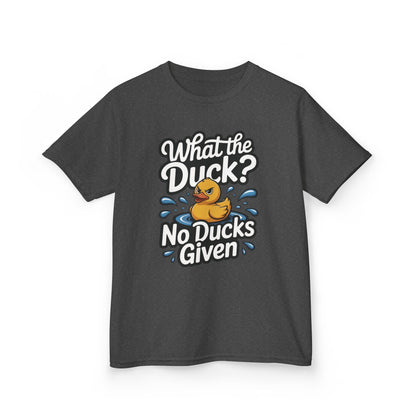 Funny Teen Duck Shirt, Kids Humor Tee, What The Duck Meme Tee, No Ducks Given Youth Tee, Sarcastic Rubber Duck Shirt, Cool Gift For Teens