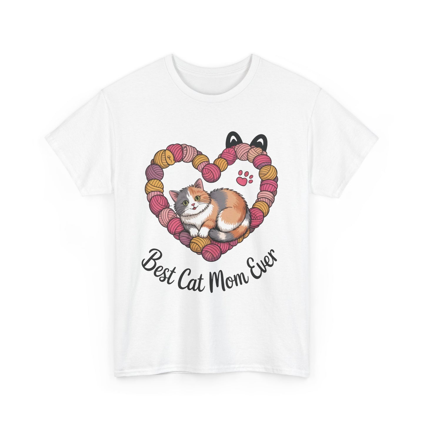 Best Cat Mom Ever T-Shirt, Cat Lover Gift, Pet Mom Shirt, Funny Animal Apparel, Cute Gift for Cat Moms, Gift for Cat Lovers, Kitty Mom Shirt