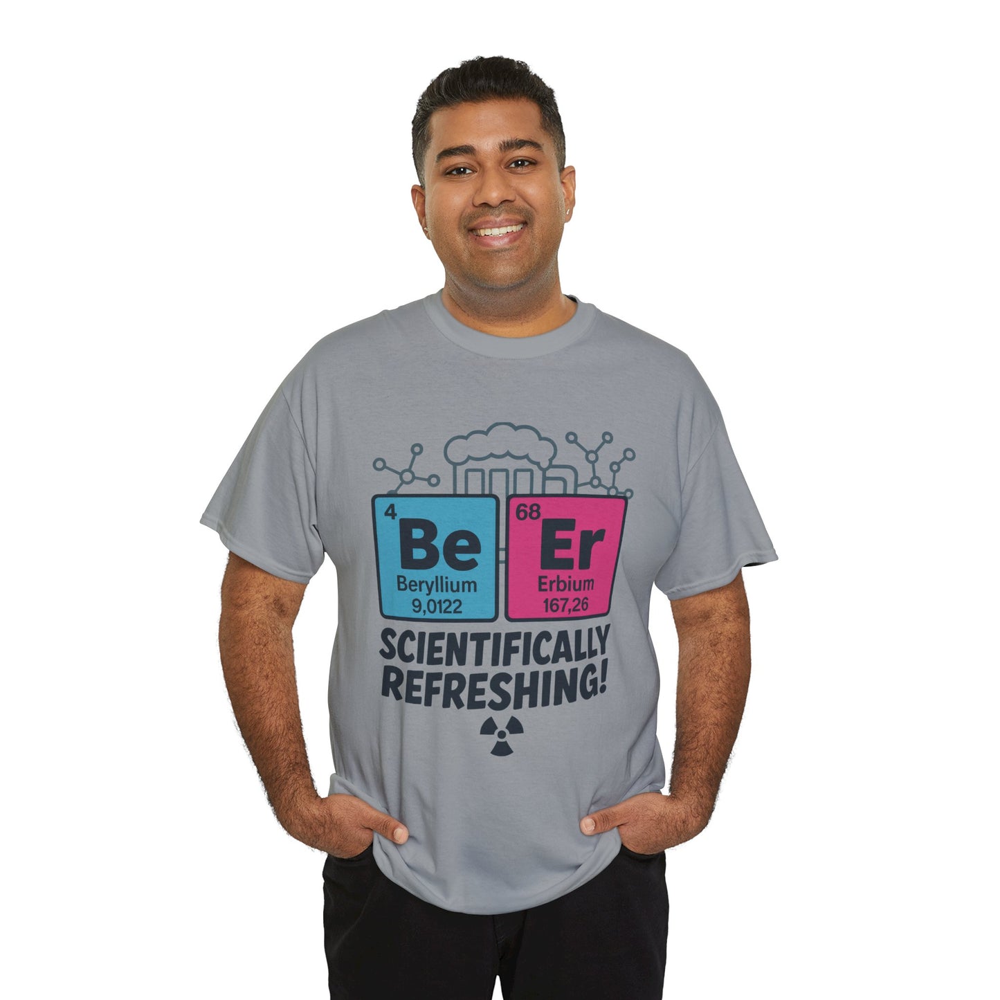 Mens Beer Science T-Shirt, Periodic Table Tee, Nerd Shirt for Him, Science Gift Tee, Chemistry Shirt, Science Lover Apparel, STEM Outfit