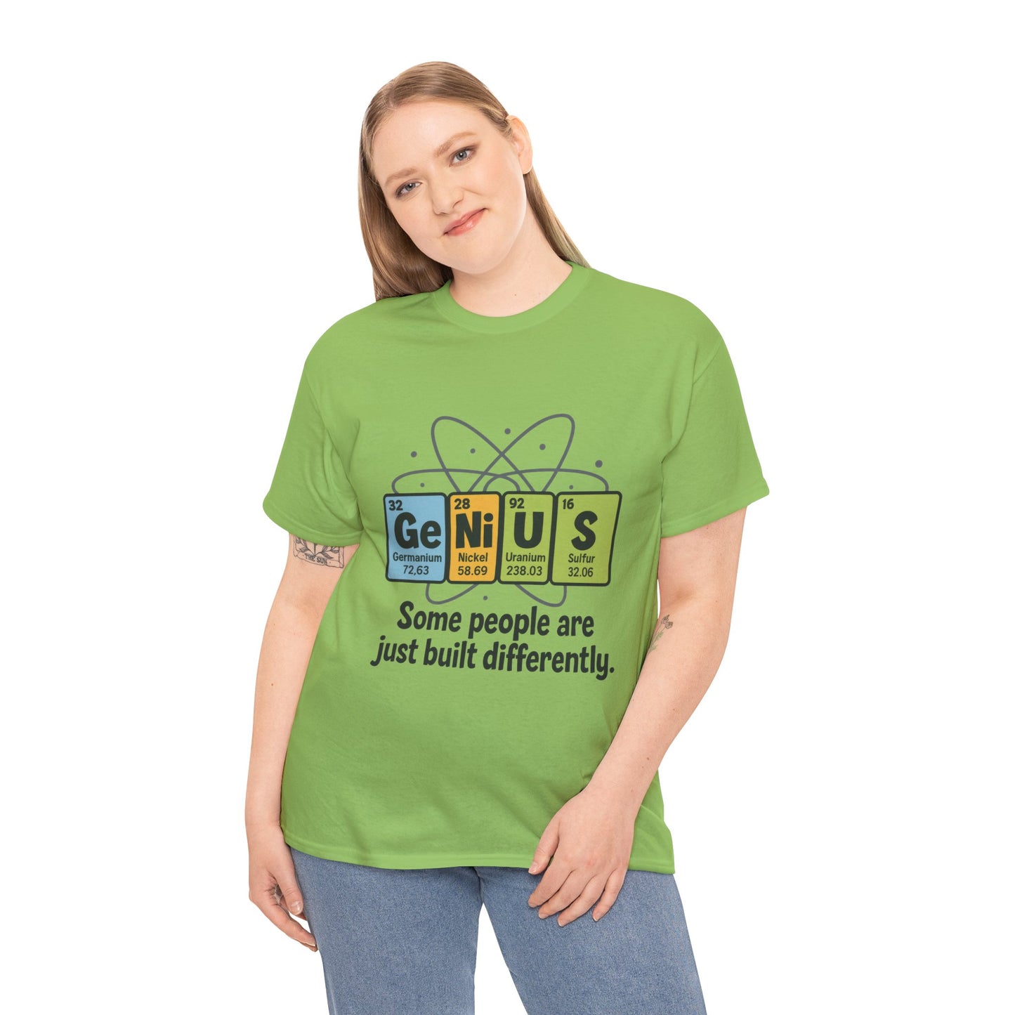Funny Womens Genius T-Shirt, Periodic Table Nerd Shirt, Science Humor Tee, Gift for Nerds, Science Lovers Gift, Genius Science Tee