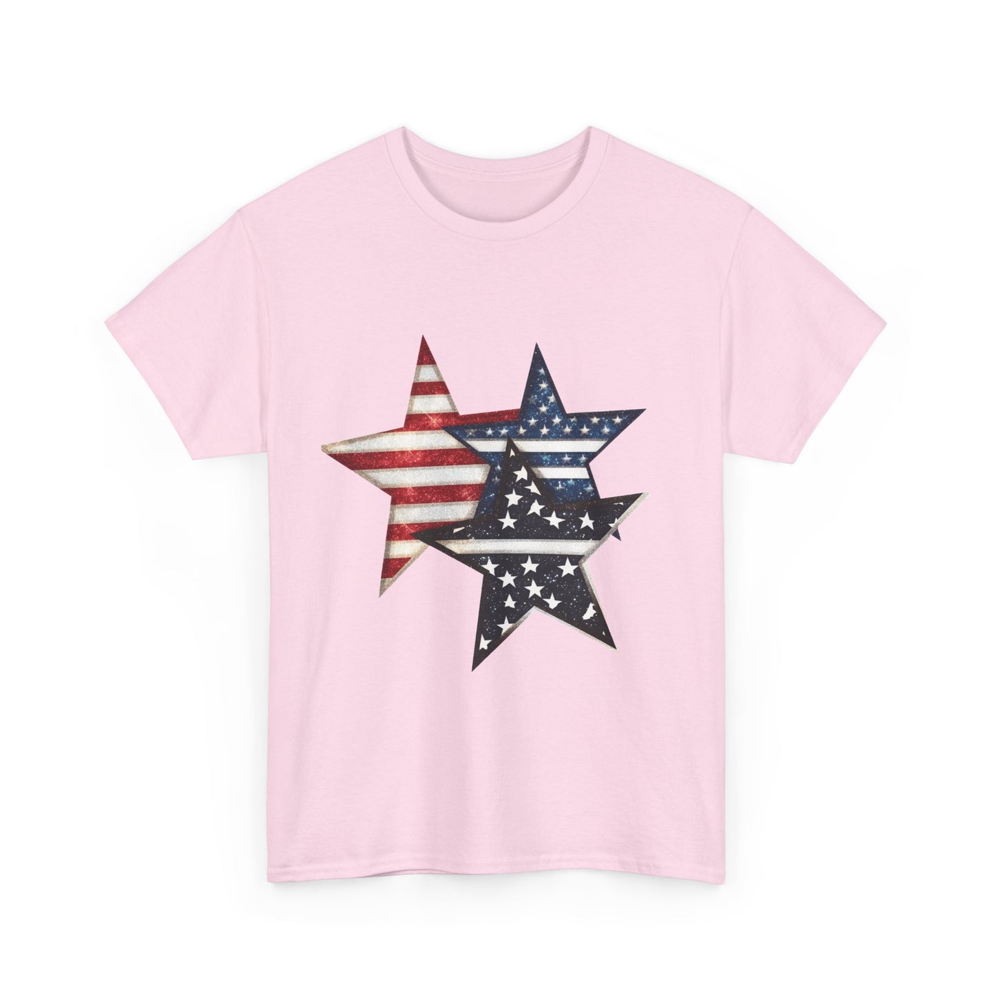 Patriotic Star Unisex Tee, USA Pride T-Shirt, Independence Day Outfit, All-American Style Shirt, Gift for Veterans, 4th of July Celebration