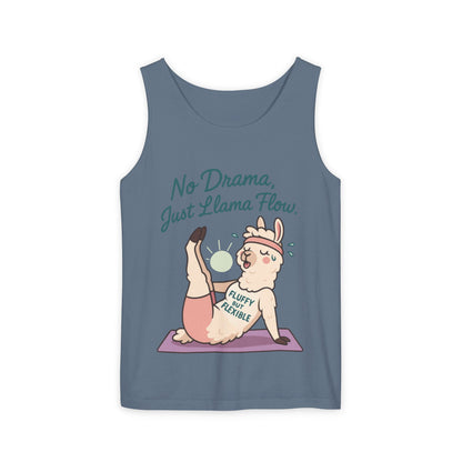 Llama Yoga Tank Top, Funny Yoga Llama Tank for Women, Gift for Yogis, Fun Yoga T-Shirt for Animal Lovers, Funny Workout Top, Summer Wear