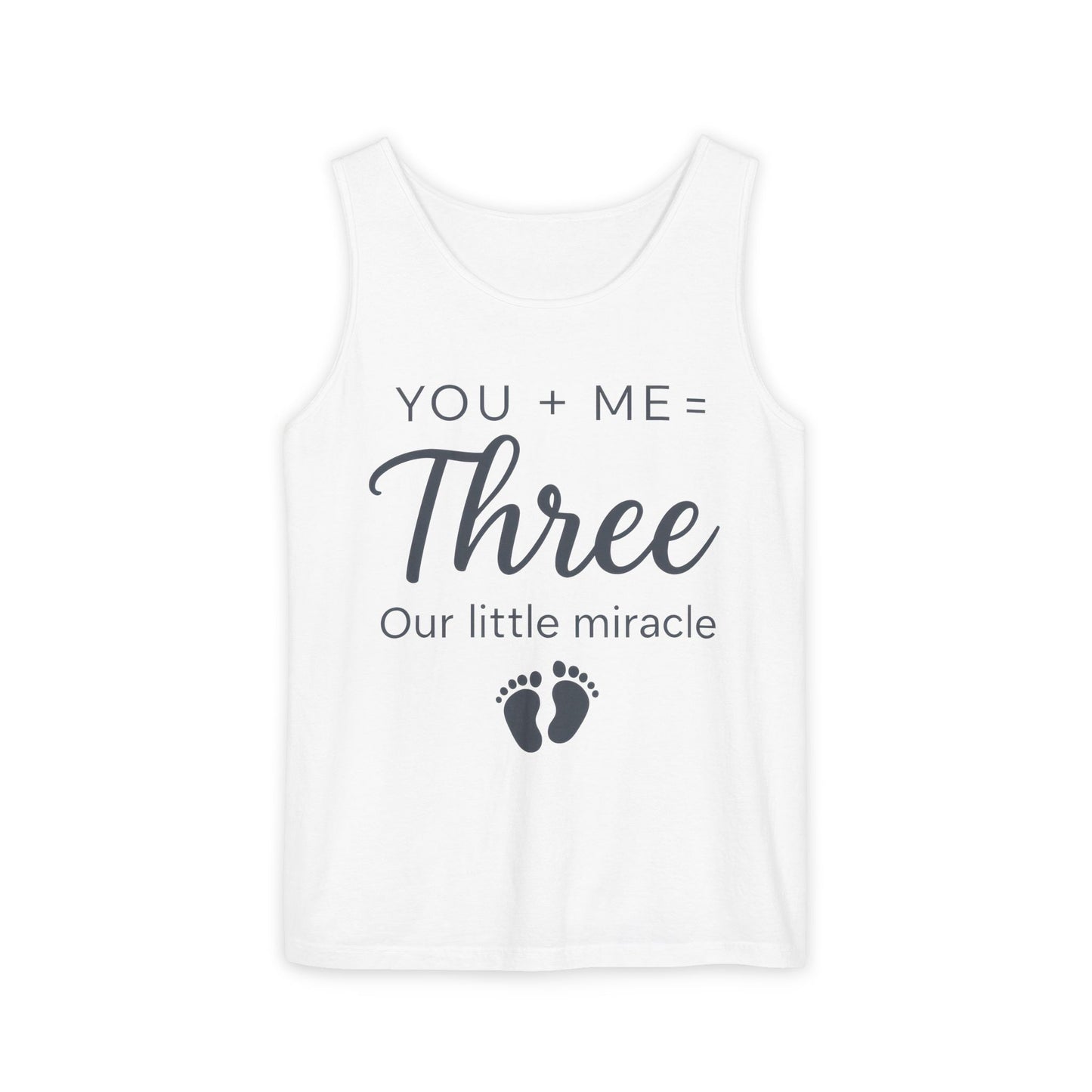 Maternity Tank Top, Cute Pregnancy Announcement Tank, Our Little Miracle Expecting Mom Gift, Baby Reveal Tee, Baby Showers Gift