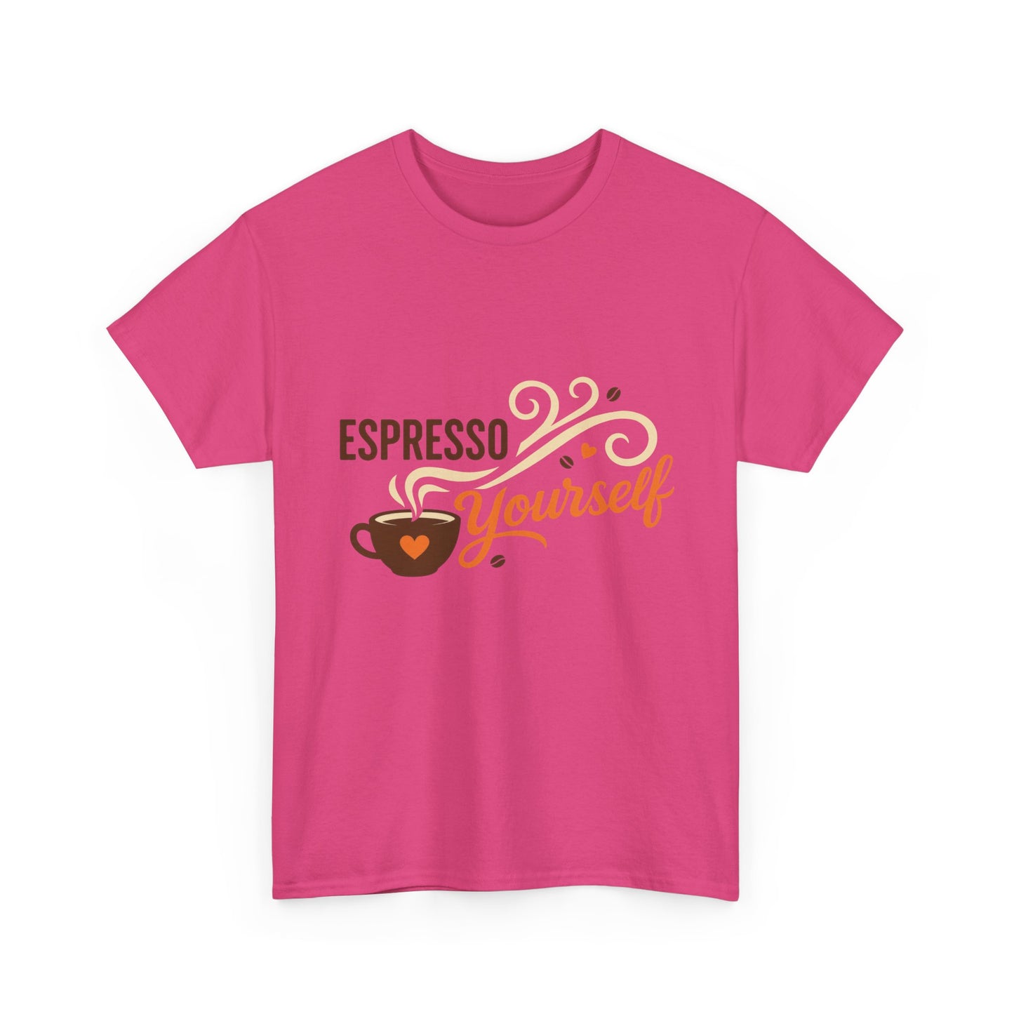 Espresso Yourself Coffee Lover Womens T-Shirt, Funny Barista Graphic Tee Gift