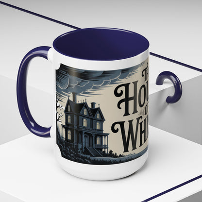The House of Whispers Mug, Haunted Mansion Gothic Coffee Cup, Spooky Halloween Gift for Horror Lovers, Accent Coffee Mug (11, 15oz)