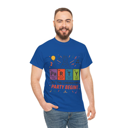 Funny Chemistry Party T-Shirt, Periodic Table PaRTY Tee, Unisex Science Humor Shirt, Gift for Chemistry Teacher,Science Tee, Nerdy Pun Shirt