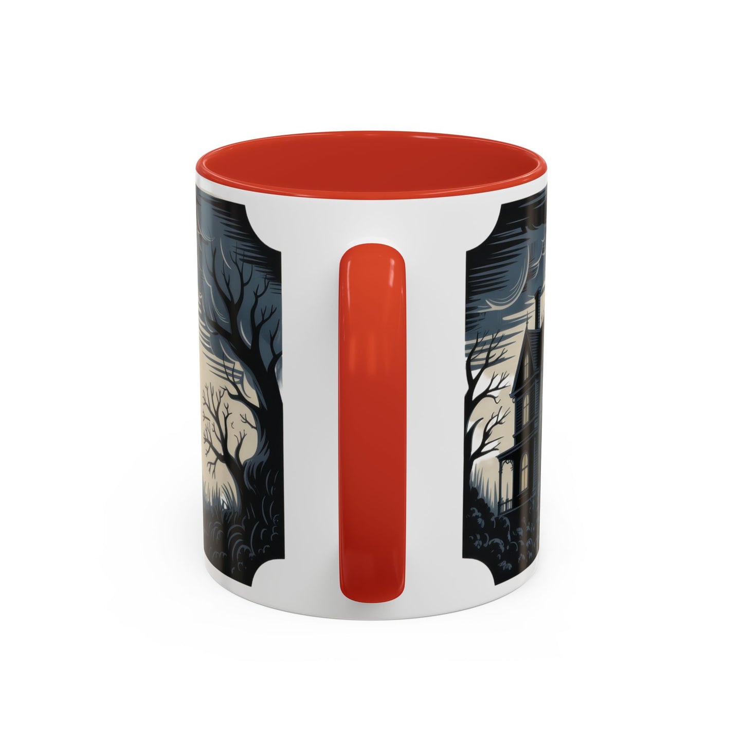 The House of Whispers Mug, Haunted Mansion Gothic Coffee Cup, Spooky Halloween Gift for Horror Lovers, Accent Coffee Mug (11, 15oz)