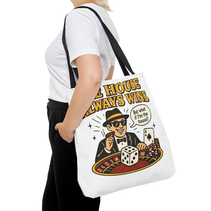 Casino Vibes Tote Bag, Fun Gift for Gamblers, Everyday Use, Travel Accessory, Stylish Shopping Bag, Unique Gambling Merch