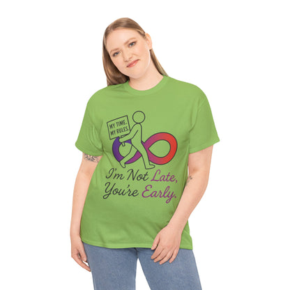 My Time My Rules Women's Heavy Cotton Tee, Funny T-Shirt, Casual Wear, women empowerment tee, confident woman shirt, self love t shirt