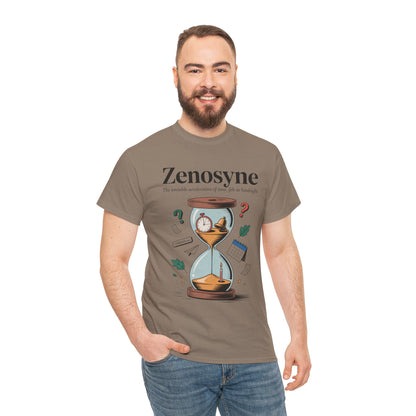 Zenosyne Unisex Heavy Cotton Tee, Aesthetic Word Tee, existential tee, Emotional Word Tee, Moody Graphic Tee, Philosophical Tee