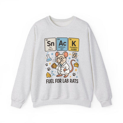Lab Rat Science Sweatshirt, Science Crewneck, Funny Gift for Teachers, Chemistry Sweatshirt, Cute Lab Rat Design, Perfect for Birthdays