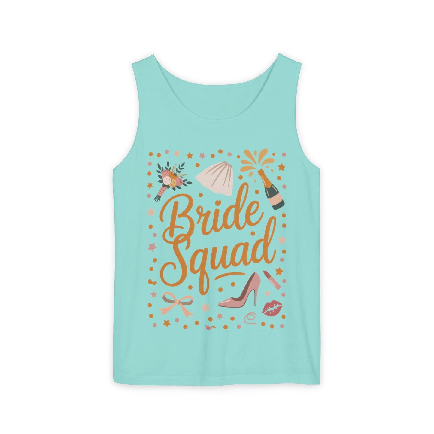 Bride Squad  Tank Top, Bachelorette Party T-Shirt, Bridesmaid Wedding Tee, Hen Party Matching Shirts, Bridal Shower, Gift for Bridesmaids