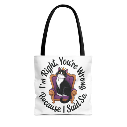 Funny Cat Tote Bag, Pet Lover Gift, Cat-Themed Shopper, Birthday Gift, Cute Animal Tote, Oversized Beach Bag