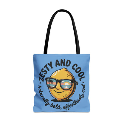 Zesty Lemon Tote Bag - Fun & Bold Carry-All for Everyday Use, Summer, Beach Days, Gifts, Eco-Friendly Shopping, Large Tote Bag